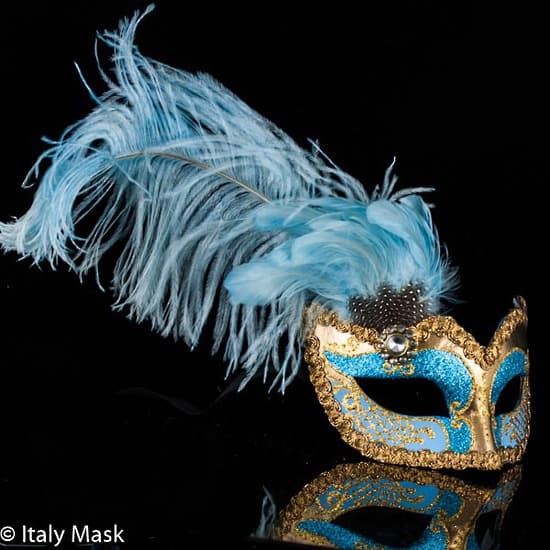 Feathered Mask